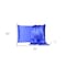 Homeroots 20 x 40 in. Royal Blue Dreamy Silky Satin King Size Pillowcases 387851 - alternate 5